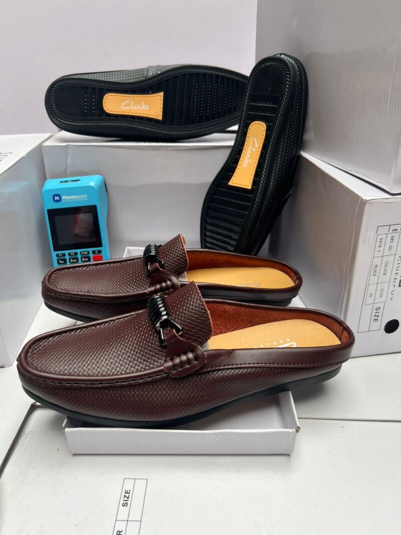DIOR BROWN LEATHER HALF SHOE